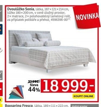 Dvoulůžko Sonia - ASKO akcniletaky.com