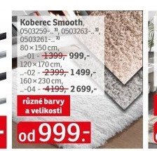 Koberec Smooth - ASKO akcniletaky.com