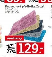 Koupelnová předložka Zottel - ASKO akcniletaky.com