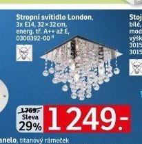 Stropní svítidlo London - ASKO akcniletaky.com