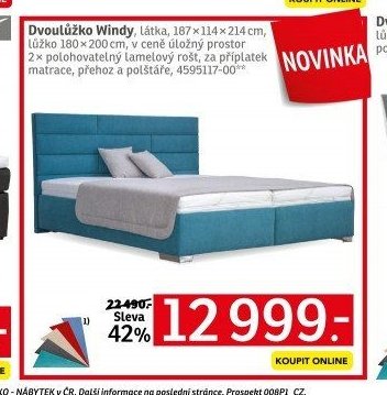 Dvoulůžko Windy - ASKO akcniletaky.com