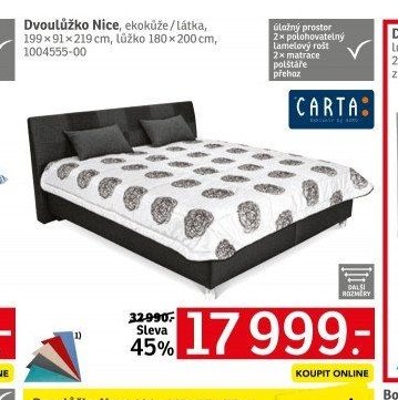 Dvoulůžko Nice - ASKO akcniletaky.com