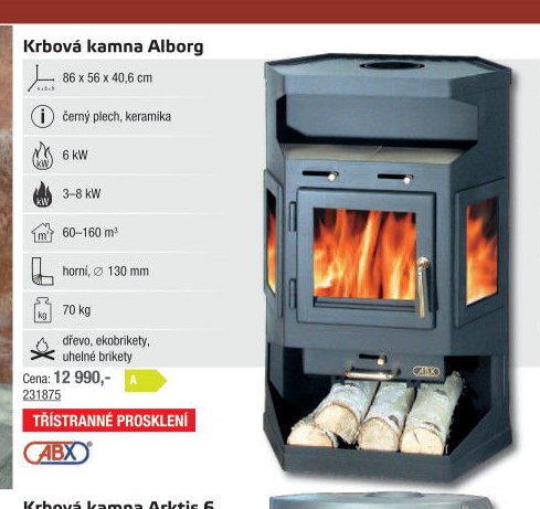 Krbová kamna Alborg