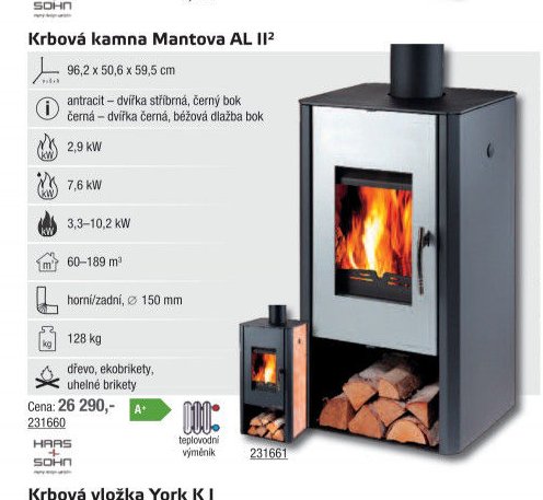 Krbová kamna Mantova AL II - UNI HOBBY akcniletaky.com