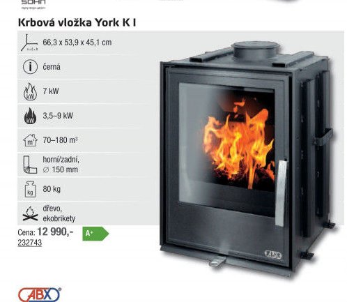 Krbová vložka York K I - UNI HOBBY akcniletaky.com