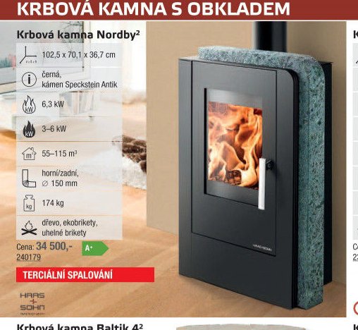 Krbová kamna Nordby