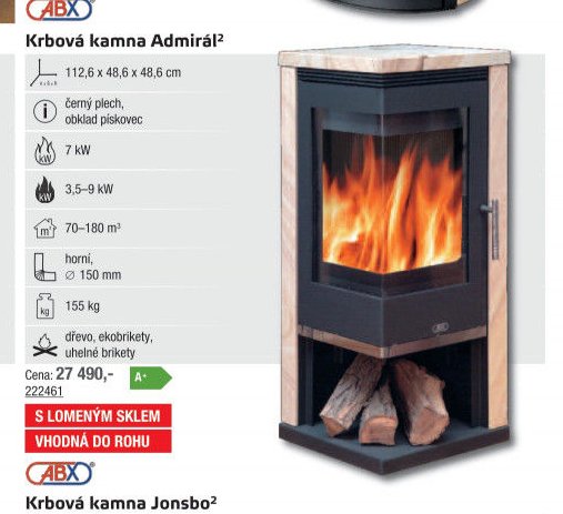 Krbová kamna Admirál