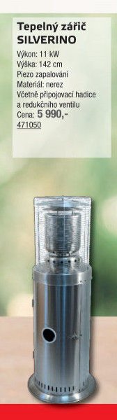 Tepelný zářič SILVERINO - UNI HOBBY akcniletaky.com