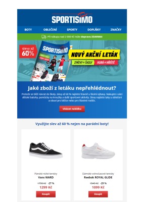 akční leták Sportisimo 13.8.2020-18.8.2020