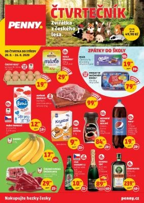 akční leták Penny Market 20.8.2020-26.8.2020