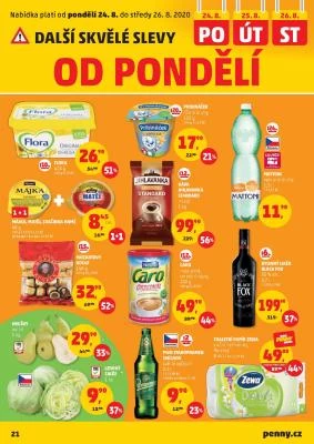 akční leták Penny Market 20.8.2020-26.8.2020