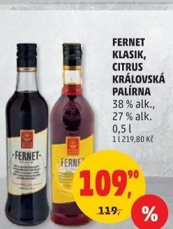 Fernet klasik Královská palírna