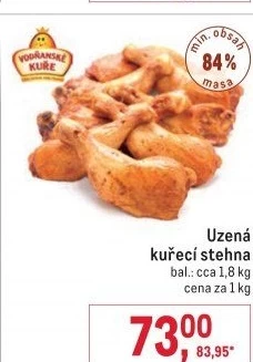 Kuřecí stehna uzená Vodňanské kuře