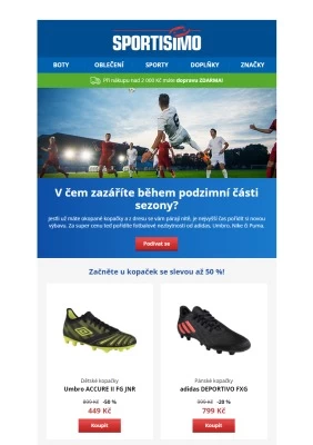 akční leták Sportisimo 20.8.2020-25.8.2020