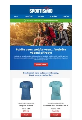 akční leták Sportisimo 18.8.2020-23.8.2020