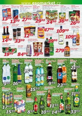 akční leták ESO MARKET 26.8.2020-6.9.2020