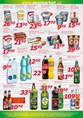 akční leták ESO MARKET 26.8.2020-6.9.2020