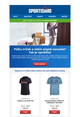 akční leták Sportisimo 23.8.2020-28.8.2020