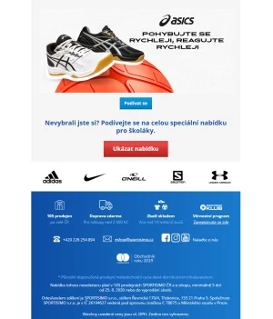 akční leták Sportisimo 25.8.2020-30.8.2020
