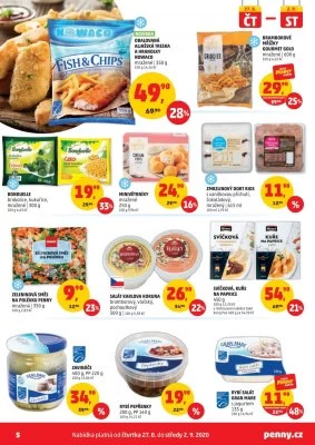 akční leták Penny Market 27.8.2020-2.9.2020