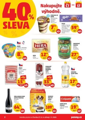 akční leták Penny Market 27.8.2020-2.9.2020