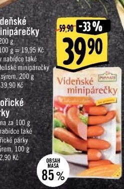 Minipárečky vídeňské Ponnath