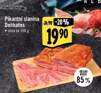 Slanina pikantní delikates