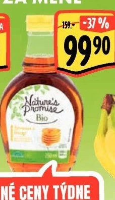 Javorový sirup bio Nature'