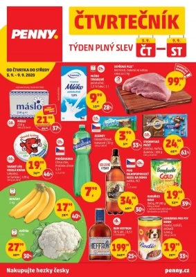 akční leták Penny Market 3.9.2020-9.9.2020