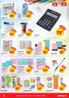 akční leták Penny Market 3.9.2020-9.9.2020