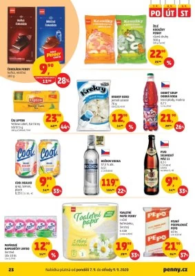 akční leták Penny Market 3.9.2020-9.9.2020
