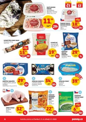 akční leták Penny Market 3.9.2020-9.9.2020