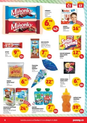 akční leták Penny Market 3.9.2020-9.9.2020