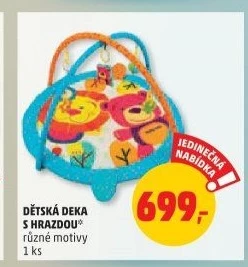 Hrací deka s hrazdou