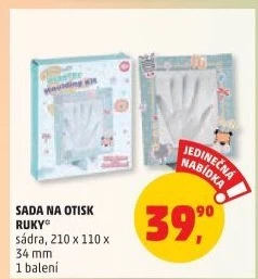 Sada na odlévání ze sádry - dětské otisky