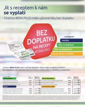 akční leták BENU Lékárna 1.9.2020-30.9.2020
