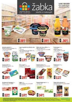 akční leták Žabka 2.9.2020-15.9.2020