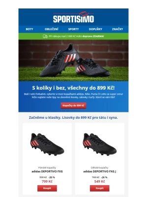 akční leták Sportisimo 1.9.2020-6.9.2020