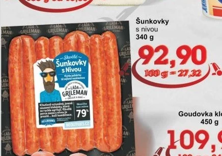 Šunkovky s nivou Láďa Grileman Kostelecké uzeniny
