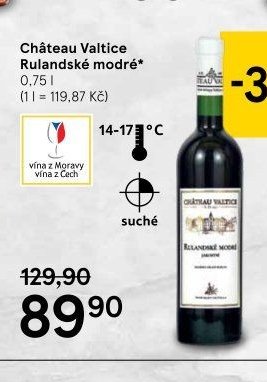 Château Valtice Rulandské modré