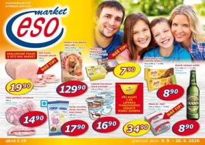 akční leták ESO MARKET 9.9.2020-20.9.2020