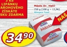 Máslo Dr.Halíř