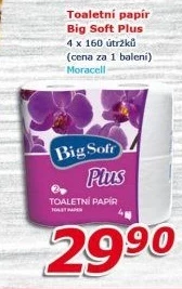 Toaletní papír 2vrstvý Big Soft