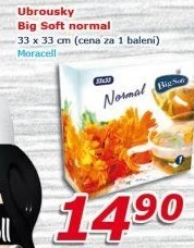 Ubrousky papírové Normal Big Soft