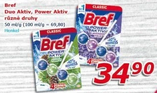 WC blok gelový Duo-Aktiv Bref