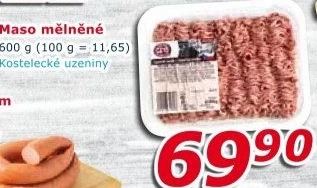 Mleté maso Kostelecké uzeniny