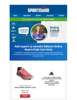 akční leták Sportisimo 6.9.2020-11.9.2020