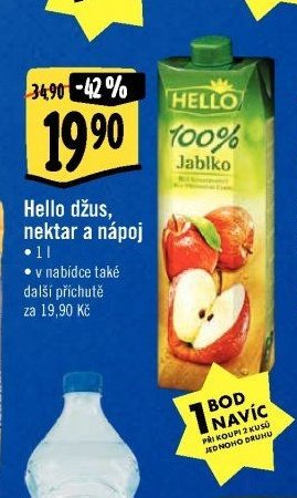 Hello džus, nektar a nápoj