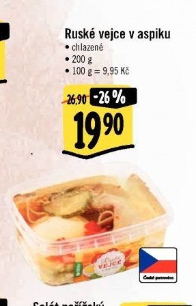 Ruské vejce v aspiku