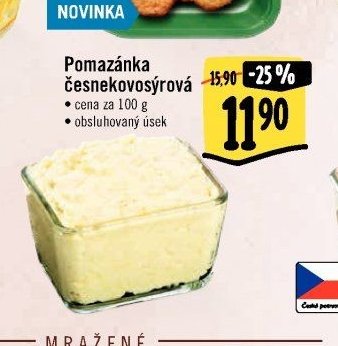Pomazánka česnekovosýrová